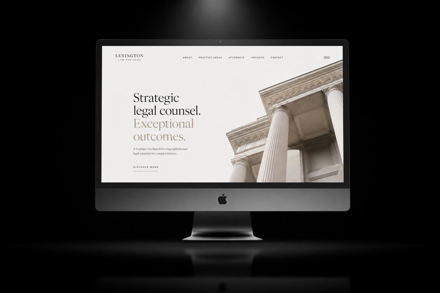 Lexington — Law Firm website by PrimedWeb