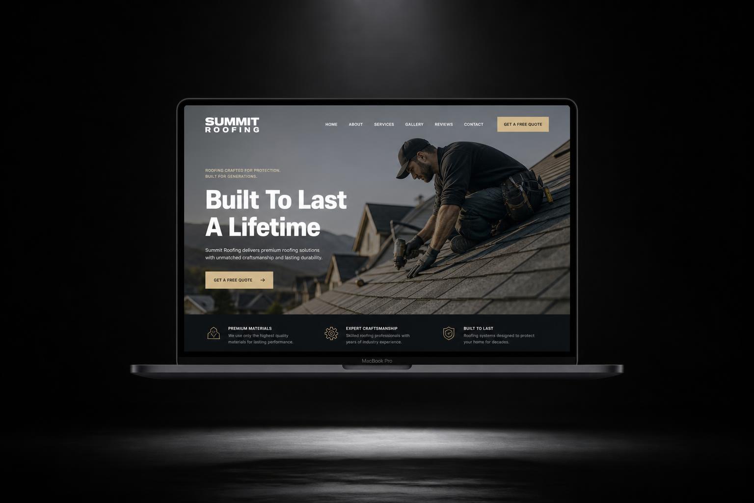 Summit Roofing — Roofing website by PrimedWeb